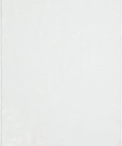 Well Woven Crest Modern Glam Faux Fur Plush White Shag Rug