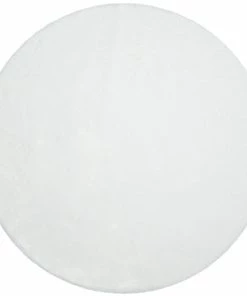 Well Woven Crest Modern Glam Faux Fur Plush White Shag Rug