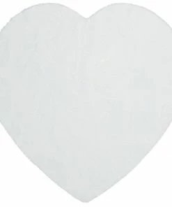 Well Woven Crest Modern Glam Faux Fur Plush White Shag Rug