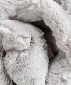 Well Woven Crest Modern Glam Faux Fur Plush White Shag Rug