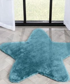 Well Woven Crest Modern Glam Faux Fur Plush Light Blue Shag Rug 48 Well Woven Crest Modern Glam Faux Fur Plush Light Blue Shag Rug