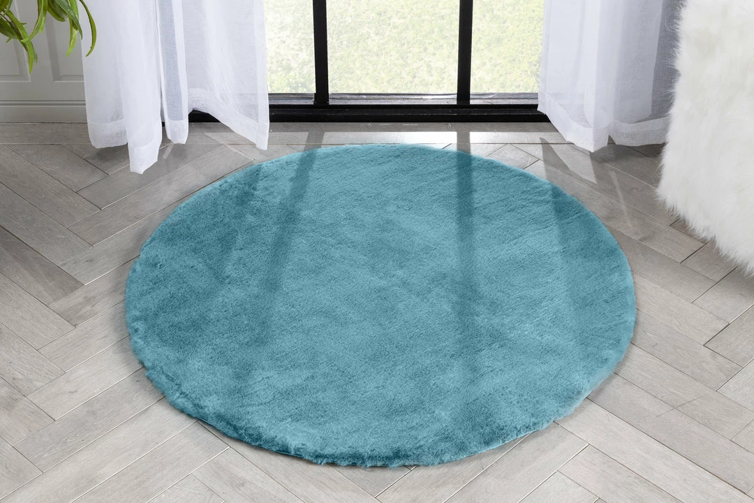 Well Woven Crest Modern Glam Faux Fur Plush Light Blue Shag Rug 25 Well Woven Crest Modern Glam Faux Fur Plush Light Blue Shag Rug