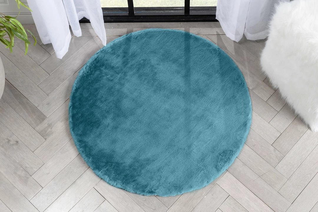Well Woven Crest Modern Glam Faux Fur Plush Light Blue Shag Rug 34 Well Woven Crest Modern Glam Faux Fur Plush Light Blue Shag Rug