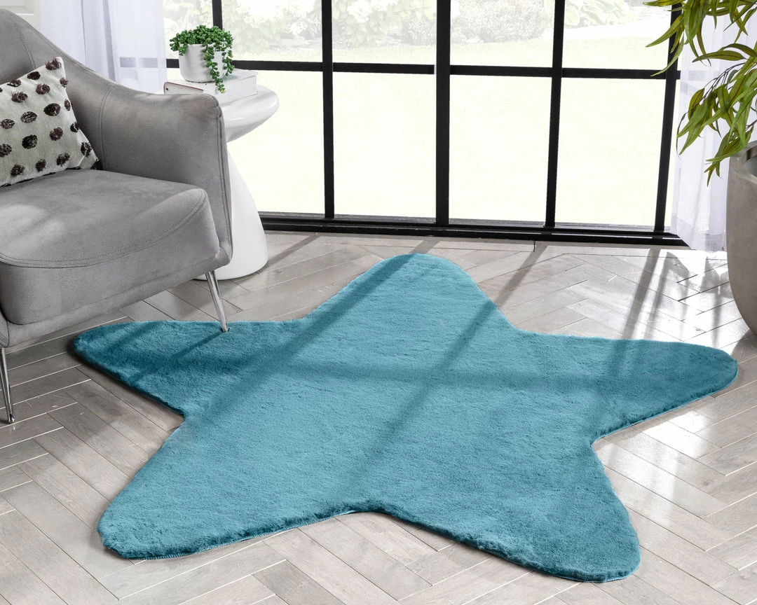 Well Woven Crest Modern Glam Faux Fur Plush Light Blue Shag Rug 12 Well Woven Crest Modern Glam Faux Fur Plush Light Blue Shag Rug