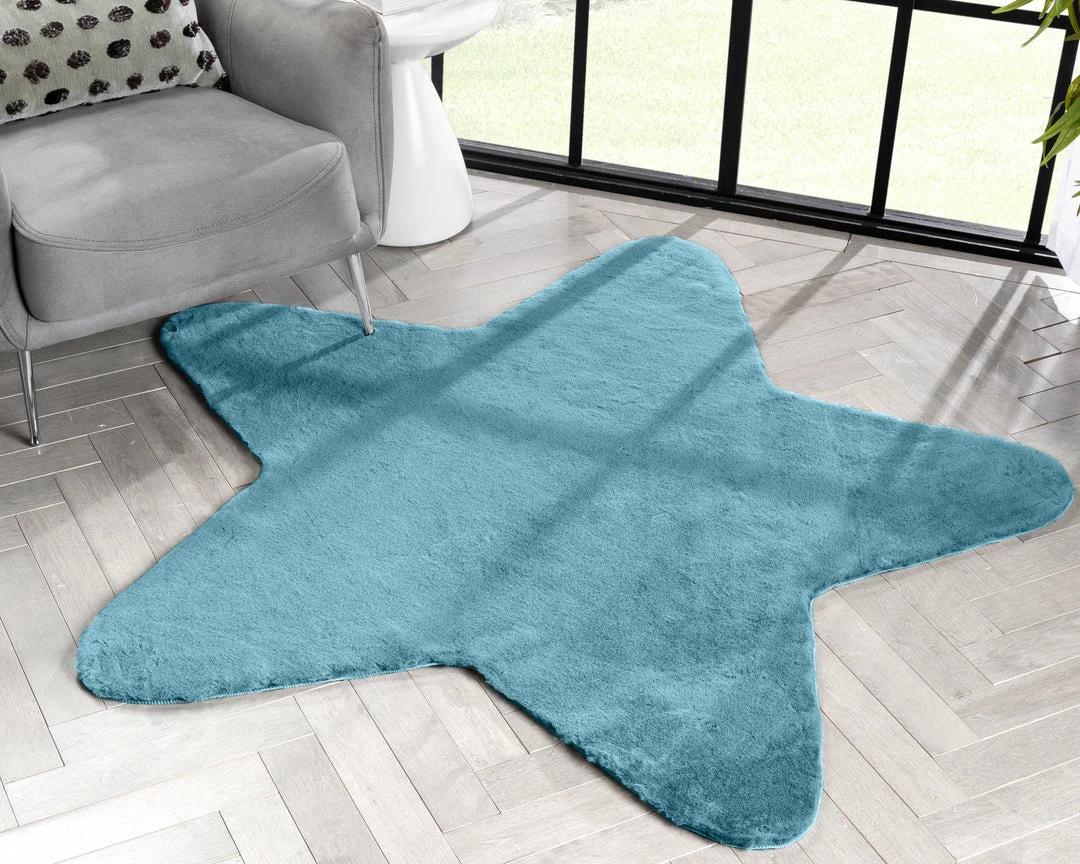 Well Woven Crest Modern Glam Faux Fur Plush Light Blue Shag Rug 11 Well Woven Crest Modern Glam Faux Fur Plush Light Blue Shag Rug