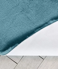 Well Woven Crest Modern Glam Faux Fur Plush Light Blue Shag Rug 64 Well Woven Crest Modern Glam Faux Fur Plush Light Blue Shag Rug