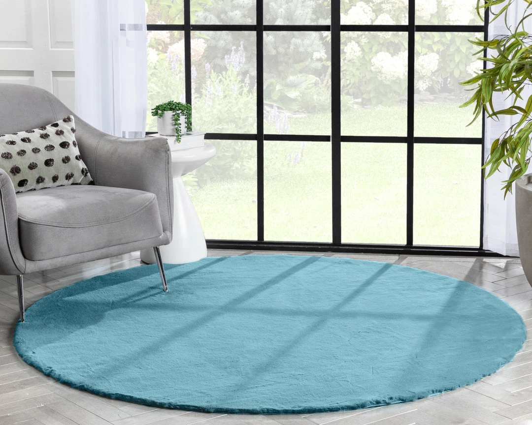 Well Woven Crest Modern Glam Faux Fur Plush Light Blue Shag Rug 28 Well Woven Crest Modern Glam Faux Fur Plush Light Blue Shag Rug