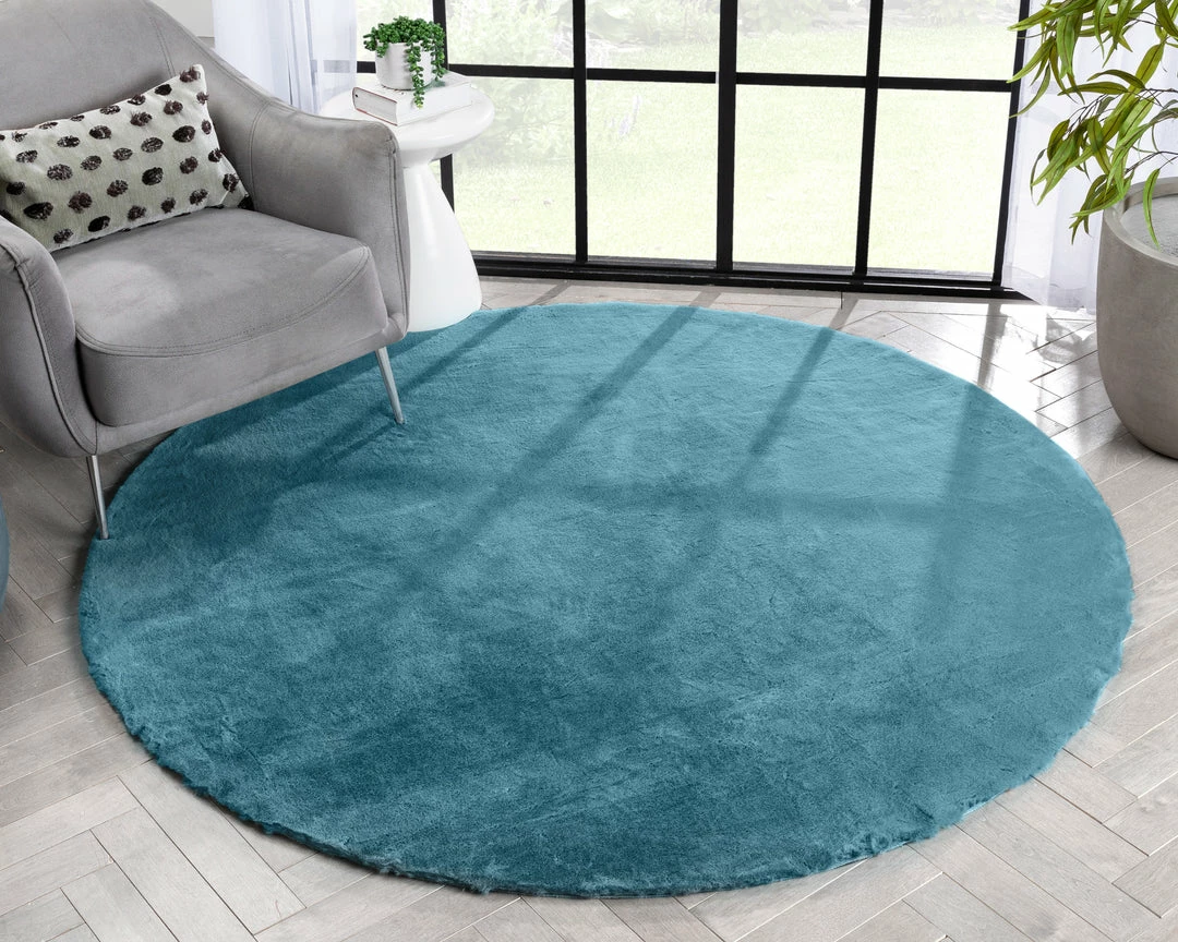 Well Woven Crest Modern Glam Faux Fur Plush Light Blue Shag Rug 27 Well Woven Crest Modern Glam Faux Fur Plush Light Blue Shag Rug
