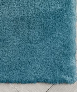 Well Woven Crest Modern Glam Faux Fur Plush Light Blue Shag Rug 41 Well Woven Crest Modern Glam Faux Fur Plush Light Blue Shag Rug