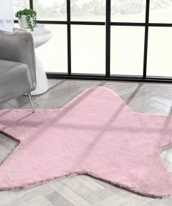 Well Woven Crest Modern Glam Faux Fur Plush Light Pink Shag Rug 41 Well Woven Crest Modern Glam Faux Fur Plush Light Pink Shag Rug