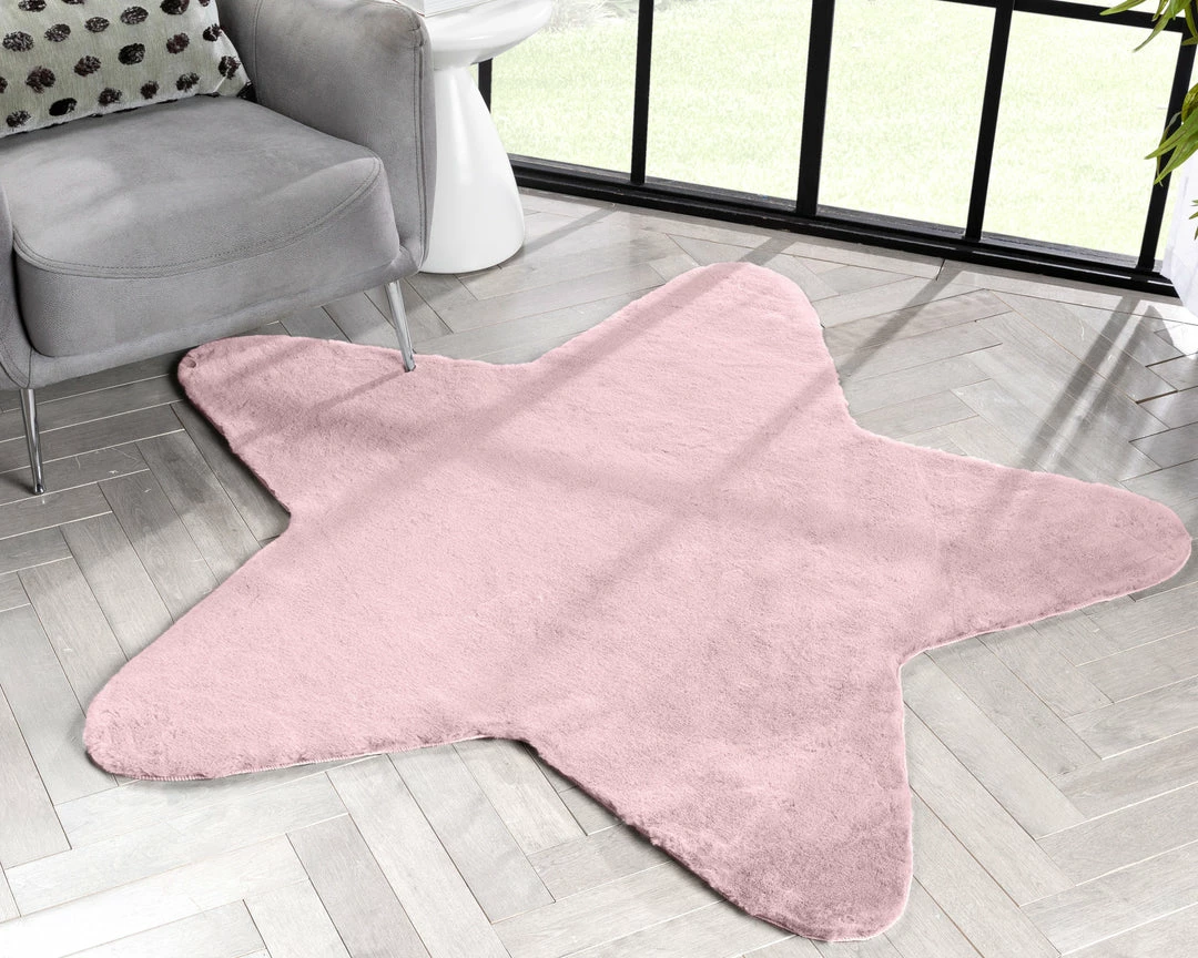 Well Woven Crest Modern Glam Faux Fur Plush Light Pink Shag Rug 10 Well Woven Crest Modern Glam Faux Fur Plush Light Pink Shag Rug