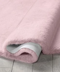 Well Woven Crest Modern Glam Faux Fur Plush Light Pink Shag Rug 58 Well Woven Crest Modern Glam Faux Fur Plush Light Pink Shag Rug