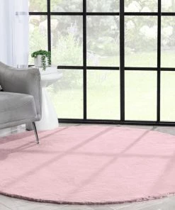 Well Woven Crest Modern Glam Faux Fur Plush Light Pink Shag Rug 53 Well Woven Crest Modern Glam Faux Fur Plush Light Pink Shag Rug