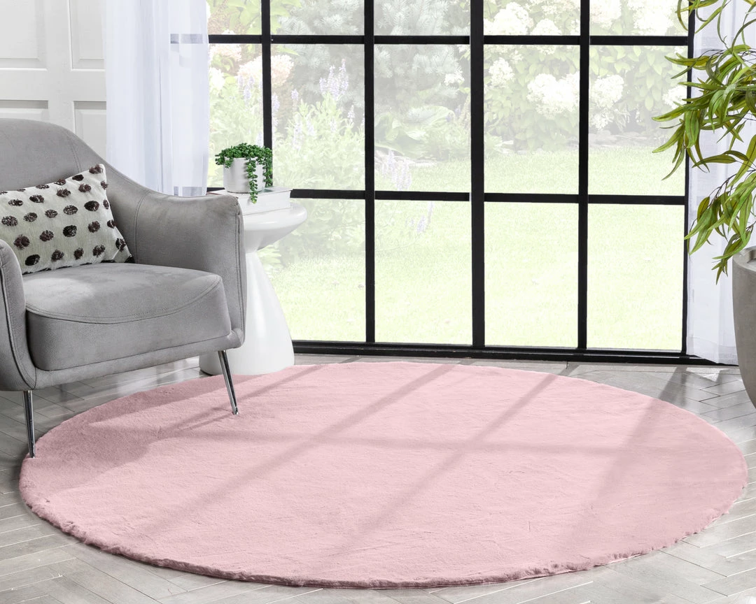 Well Woven Crest Modern Glam Faux Fur Plush Light Pink Shag Rug 23 Well Woven Crest Modern Glam Faux Fur Plush Light Pink Shag Rug
