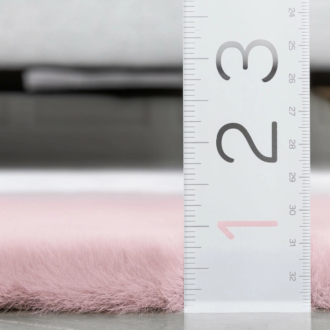 Well Woven Crest Modern Glam Faux Fur Plush Light Pink Shag Rug 9 Well Woven Crest Modern Glam Faux Fur Plush Light Pink Shag Rug