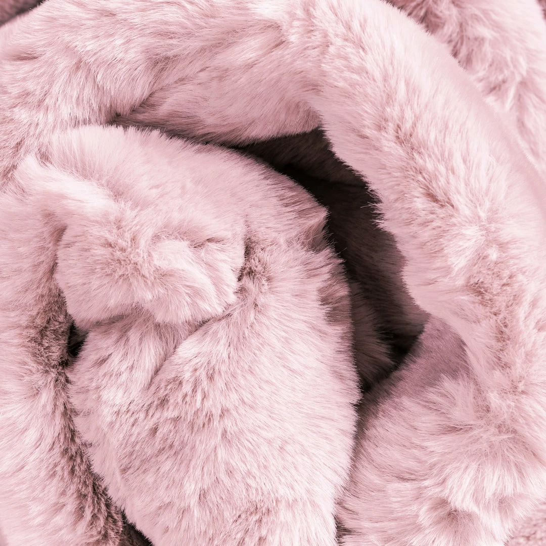 Well Woven Crest Modern Glam Faux Fur Plush Light Pink Shag Rug 3 Well Woven Crest Modern Glam Faux Fur Plush Light Pink Shag Rug