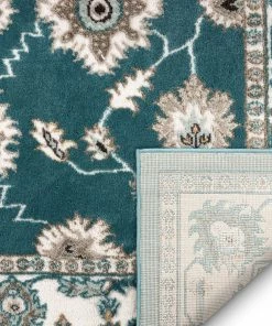 Well Woven Oriental & Persian Celia Traditional Persian Oriental Blue High-Low Rug