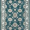Well Woven Oriental & Persian Celia Traditional Persian Oriental Blue High-Low Rug