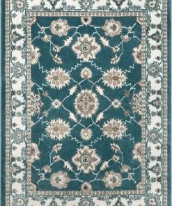 Well Woven Oriental & Persian Celia Traditional Persian Oriental Blue High-Low Rug