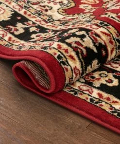 Well Woven Nima Traditional Medallion Persian Red Rug 12 Well Woven Nima Traditional Medallion Persian Red Rug