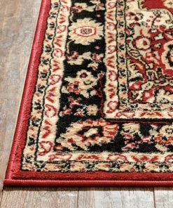 Well Woven Nima Traditional Medallion Persian Red Rug 16 Well Woven Nima Traditional Medallion Persian Red Rug