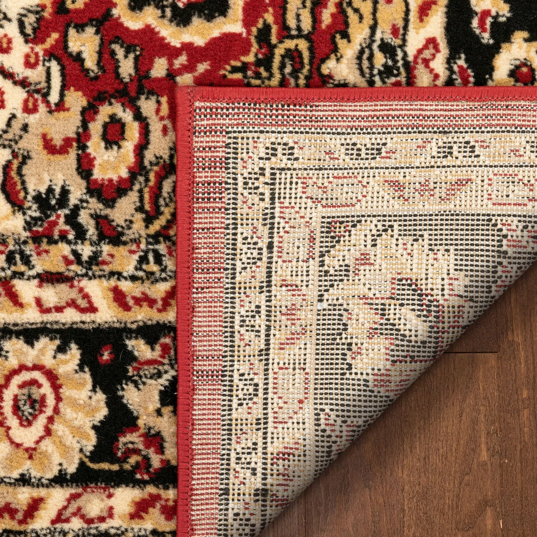 Well Woven Nima Traditional Medallion Persian Red Rug 7 Well Woven Nima Traditional Medallion Persian Red Rug