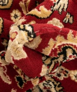 Well Woven Nima Traditional Medallion Persian Red Rug 11 Well Woven Nima Traditional Medallion Persian Red Rug