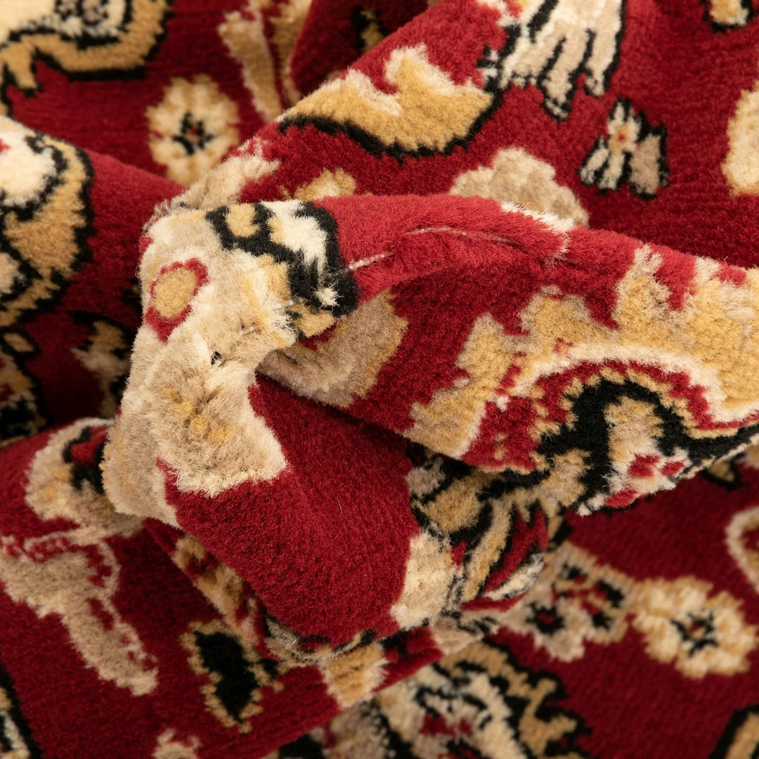 Well Woven Nima Traditional Medallion Persian Red Rug 3 Well Woven Nima Traditional Medallion Persian Red Rug