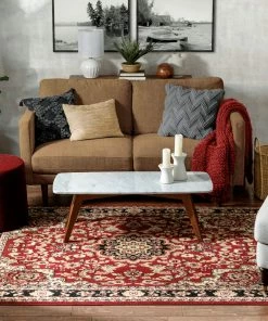 Well Woven Nima Traditional Medallion Persian Red Rug 13 Well Woven Nima Traditional Medallion Persian Red Rug