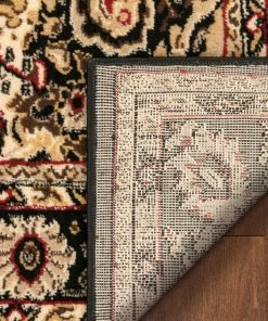 Well Woven Nima Traditional Medallion Persian Black Rug Oriental & Persian