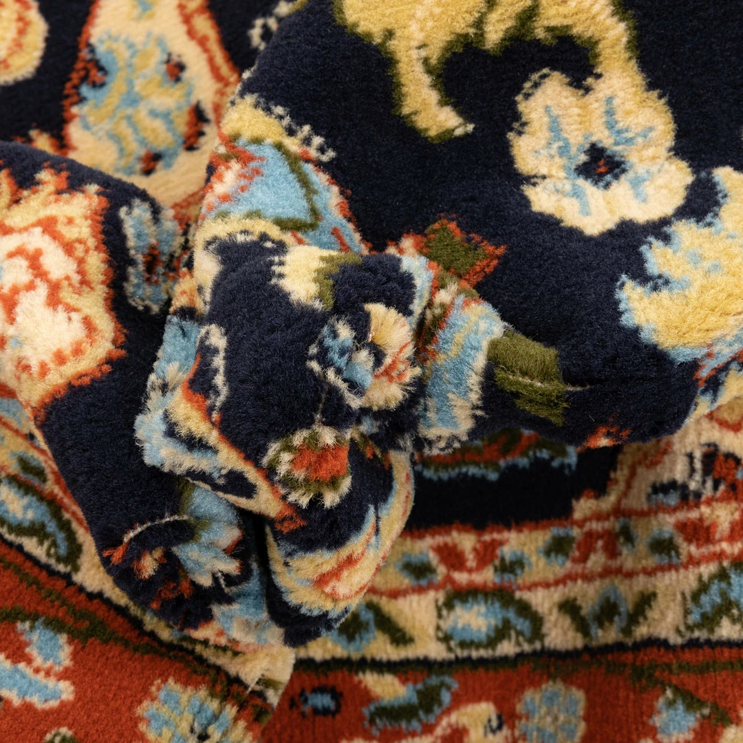 Well Woven Nima Traditional Medallion Persian Navy Rug Oriental & Persian 3 Well Woven Nima Traditional Medallion Persian Navy Rug Oriental & Persian