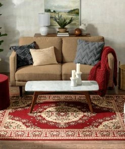 Well Woven Malika Traditional Medallion Persian Floral Red Rug 13 Well Woven Malika Traditional Medallion Persian Floral Red Rug