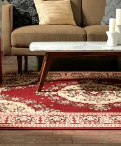 Well Woven Malika Traditional Medallion Persian Floral Red Rug 17 Well Woven Malika Traditional Medallion Persian Floral Red Rug