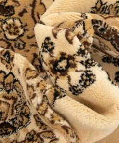 Well Woven Oriental & Persian Malika Traditional Medallion Persian Floral Ivory Rug