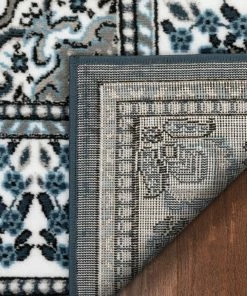 Well Woven Malika Traditional Medallion Persian Floral Dark Blue Rug Oriental & Persian 12 Well Woven Malika Traditional Medallion Persian Floral Dark Blue Rug Oriental & Persian