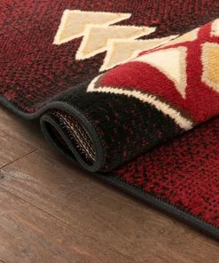 Well Woven Global Dakota Tribal Aztec Southwestern Red Rug 12 Well Woven Global Dakota Tribal Aztec Southwestern Red Rug