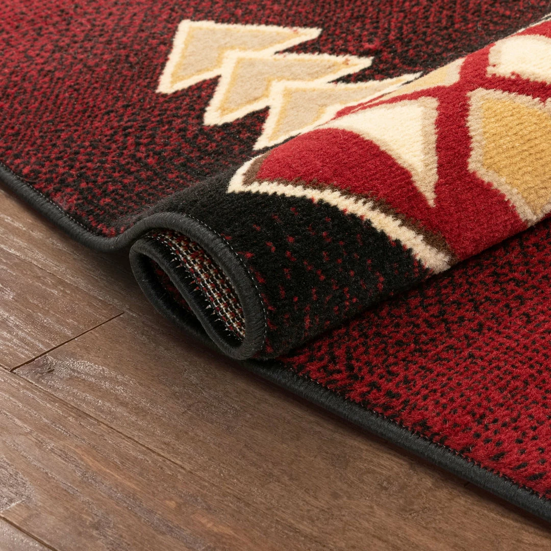 Well Woven Global Dakota Tribal Aztec Southwestern Red Rug 4 Well Woven Global Dakota Tribal Aztec Southwestern Red Rug