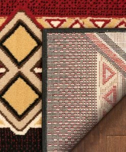 Well Woven Global Dakota Tribal Aztec Southwestern Red Rug 15 Well Woven Global Dakota Tribal Aztec Southwestern Red Rug