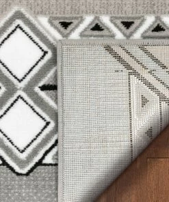 Well Woven Global Dakota Tribal Aztec Southwestern Grey Rug