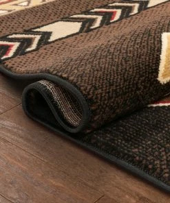 Well Woven Dakota Tribal Aztec Southwestern Brown Rug