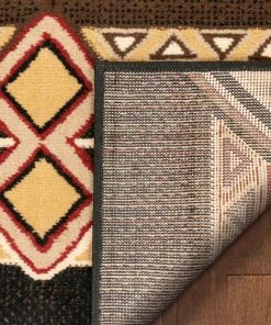 Well Woven Dakota Tribal Aztec Southwestern Brown Rug