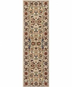 Well Woven Oriental & Persian Tabriz Traditional Ivory Rug 17 Well Woven Oriental & Persian Tabriz Traditional Ivory Rug