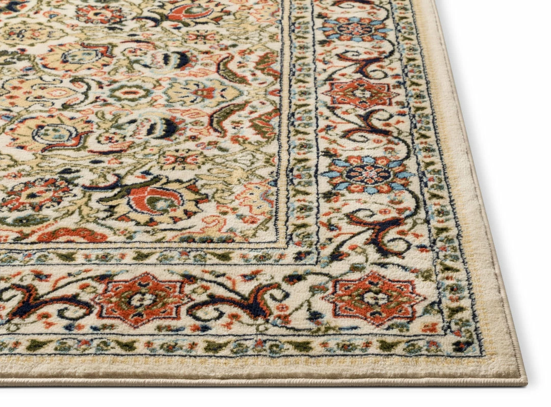 Well Woven Oriental & Persian Tabriz Traditional Ivory Rug 6 Well Woven Oriental & Persian Tabriz Traditional Ivory Rug