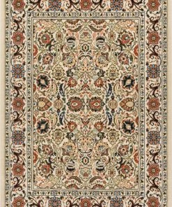 Well Woven Oriental & Persian Tabriz Traditional Ivory Rug
