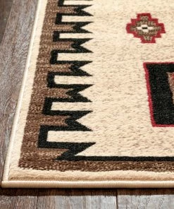 Well Woven Global Cheyenne Tribal Geometric Medallion Ivory Rug 16 Well Woven Global Cheyenne Tribal Geometric Medallion Ivory Rug