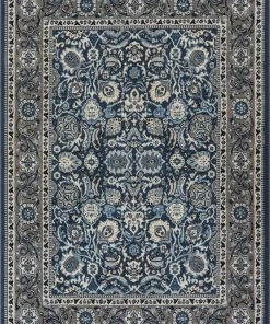 Well Woven Tabriz Blue Traditional Rug
