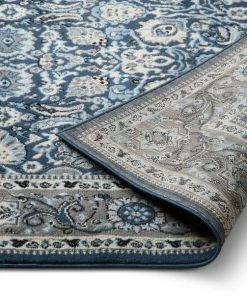 Well Woven Tabriz Blue Traditional Rug