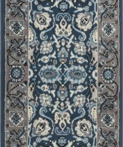 Well Woven Tabriz Blue Traditional Rug