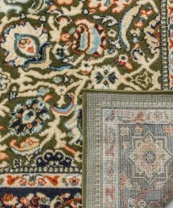 Well Woven Tabriz Traditional Green Rug