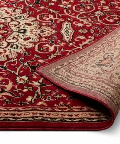 Well Woven Isfahan Red Traditional Rug
